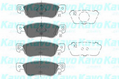 KAVO PARTS kbp3504 -  Комплект тормозных колодок, дисковый тормоз